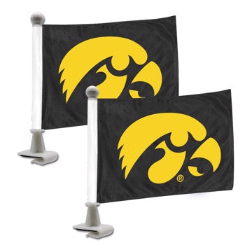 Wholesale-Iowa Ambassador Flags University of Iowa Ambassador Flags 4” x 6” - "Hawkeye" Primary Logo SKU: 61905
