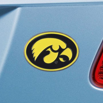 Wholesale-Iowa Emblem - Color University of Iowa Color Emblem 2.1"x3.2" - "Hawkeye" Logo SKU: 22218