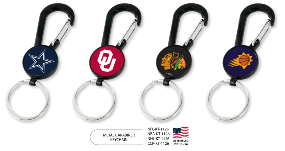 {{ Wholesale }} Iowa Hawkeyes Metal Carabiner Keychains 