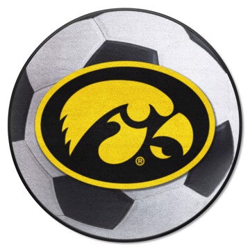 Wholesale-Iowa Hawkeyes Soccer Ball Mat 27" diameter SKU: 3892