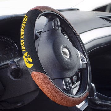 Wholesale-Iowa Sports Grip Steering Wheel Cover NCAA - 14.5” to 15.5” SKU: 62127