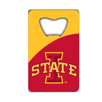 Wholesale-Iowa State Credit Card Bottle Opener Iowa State University Credit Card Bottle Opener 2” x 3.25 - "I STATE" Logo SKU: 62578
