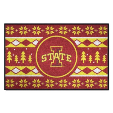 Wholesale-Iowa State Cyclones Holiday Sweater Starter Mat 19"x30" SKU: 25809