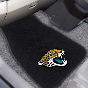 Wholesale-Jacksonville Jaguars Embroidered Car Mat Set NFL Auto Floor Mat - 2 piece Set - 17" x 25.5" SKU: 21540