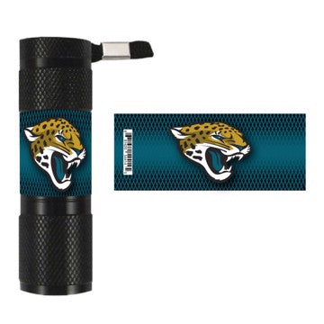 Wholesale-Jacksonville Jaguars Flashlight NFL 1.1" H x 0.3" W x 3.4" L SKU: 62311