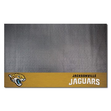 Wholesale-Jacksonville Jaguars Grill Mat NFL Vinyl Mat - 26" x 42" SKU: 12188