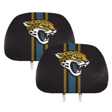 Wholesale-Jacksonville Jaguars Printed Headrest Cover NFL Universal Fit - 10" x 13" SKU: 62015