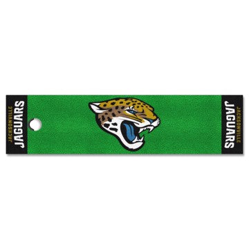 Wholesale-Jacksonville Jaguars Putting Green Mat NFL Golf Accessory - 18" x 72" SKU: 9015
