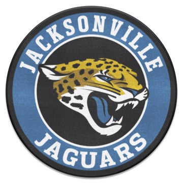 Wholesale-Jacksonville Jaguars Roundel Mat NFL Accent Rug - Round - 27" diameter SKU: 17962