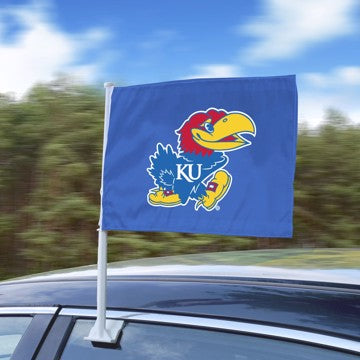 Wholesale-Kansas Car Flag University of Kansas Car Flag 11" x 14" SKU: 26115