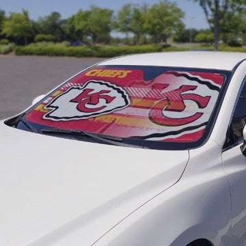 Wholesale-Kansas City Chiefs Auto Shade NFL Windshield Sun Shade - 59" x 29.5" SKU: 60057