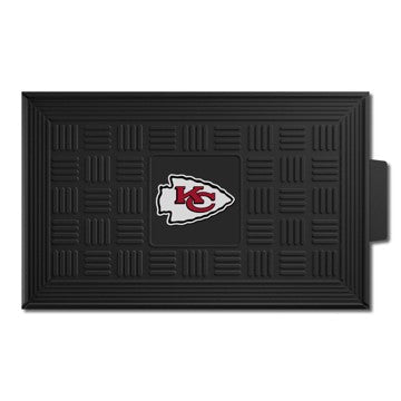 Wholesale-Kansas City Chiefs Medallion Door Mat NFL Outdoor Door Mat - 19.5" x 31" SKU: 11447