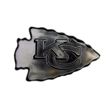 Wholesale-Kansas City Chiefs Molded Chrome Emblem NFL Plastic Auto Accessory SKU: 60272