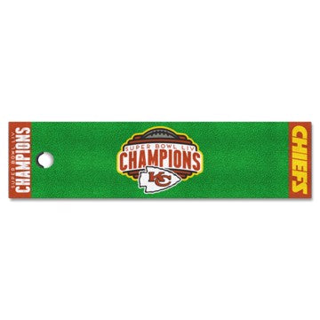 Wholesale-Kansas City Chiefs Putting Green Mat NFL Golf Accessory - 18" x 72" SKU: 27177