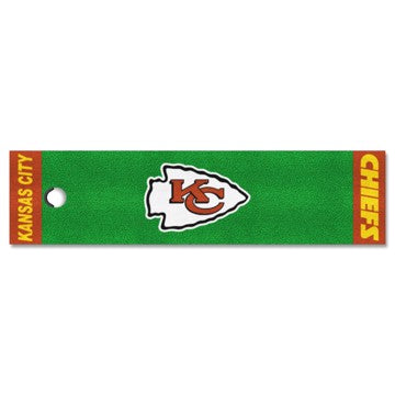Wholesale-Kansas City Chiefs Putting Green Mat NFL Golf Accessory - 18" x 72" SKU: 9016