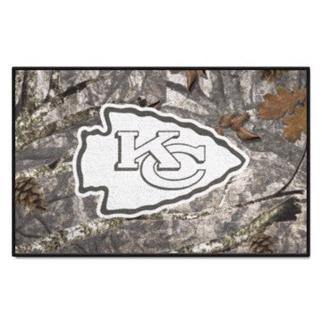 Wholesale-Kansas City Chiefs Starter Mat - Camo NFL Accent Rug - 19" x 30" SKU: 34226