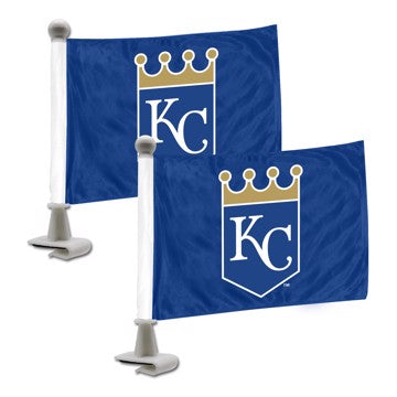 Wholesale-Kansas City Royals Ambassador Flags MLB Mini Suto Flags - 2 Piece - 4" x 6" SKU: 61845