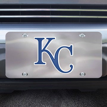 Wholesale-Kansas City Royals Diecast License Plate MLB Exterior Auto Accessory - 12" x 6" SKU: 27557