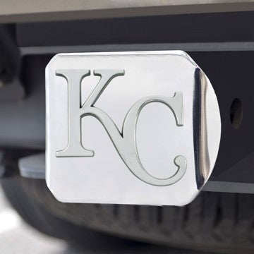 Wholesale-Kansas City Royals Hitch Cover MLB Chrome Emblem on Chrome Hitch - 3.4" x 4" SKU: 26600