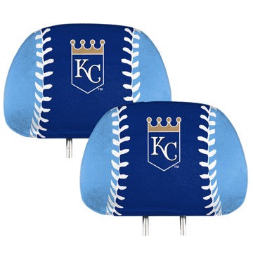 Wholesale-Kansas City Royals Printed Headrest Cover MLB Universal Fit - 10" x 13" SKU: 62593