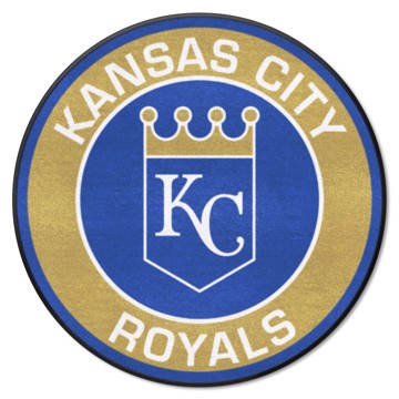 Wholesale-Kansas City Royals Roundel Mat MLB Accent Rug - Round - 27" diameter SKU: 18137