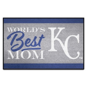 Wholesale-Kansas City Royals Starter Mat - World's Best Mom MLB Accent Rug - 19" x 30" SKU: 34098