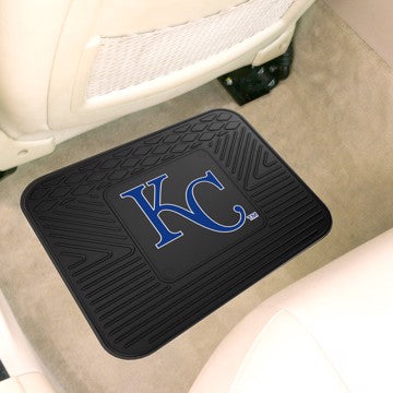 Wholesale-Kansas City Royals Utility Mat MLB Back Seat Car Floor Mats - 1 Piece - 14" x 17" SKU: 10043