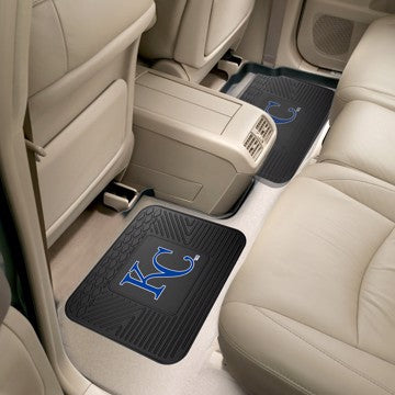 Wholesale-Kansas City Royals Utility Mat Set MLB Back Seat Car Floor Mats - 2 Piece Set - 14" x 17" SKU: 12335