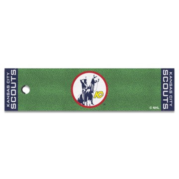 Wholesale-Kansas City Scouts Putting Green Mat - Retro Collection NHL 18" x 72" SKU: 35507