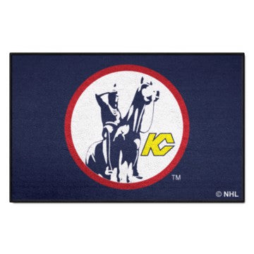 Wholesale-Kansas City Scouts Starter Mat - Retro Collection NHL Accent Rug - 19" x 30" SKU: 35503