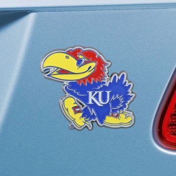 Wholesale-Kansas Emblem - Color University of Kansas Color Emblem 2.8"x3.2" - 'Jayhawks' Logo SKU: 22219