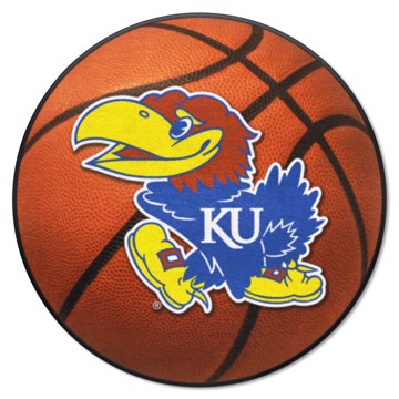 Wholesale-Kansas Jayhawks Basketball Mat 27" diameter SKU: 3603