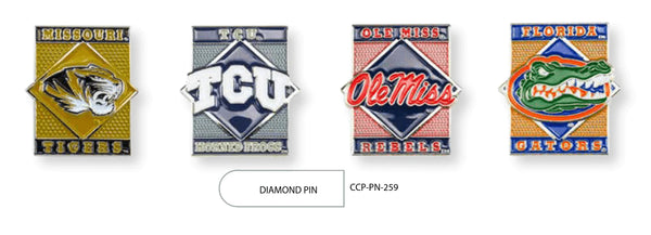 {{ Wholesale }} Kansas Jayhawks Diamond Pins 