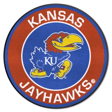 Wholesale-Kansas Jayhawks Roundel Mat 27" diameter SKU: 18612