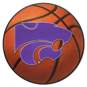 Wholesale-Kansas State Wildcats Basketball Mat 27" diameter SKU: 3742