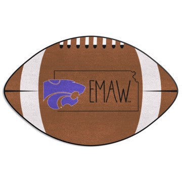 Wholesale-Kansas State Wildcats Southern Style Football Mat 20.5"x32.5" SKU: 21131
