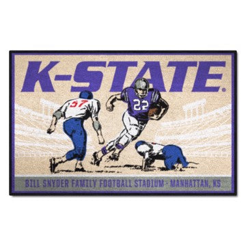Wholesale-Kansas State Wildcats Starter Mat - Ticket 19"x30" SKU: 28096