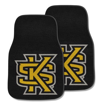 Wholesale-Kennesaw State Owls 2-pc Carpet Car Mat Set 17in. x 27in. - 2 Pieces SKU: 18660