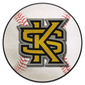 Wholesale-Kennesaw State Owls Baseball Mat 27" diameter SKU: 18655