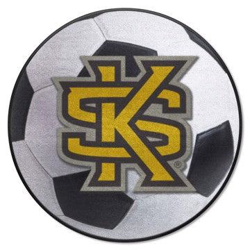 Wholesale-Kennesaw State Owls Soccer Ball Mat 27" diameter SKU: 18657