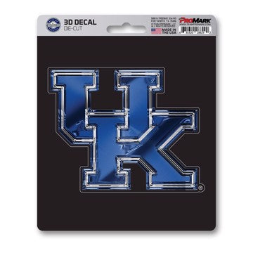 Wholesale-Kentucky 3D Decal University of Kentucky 3D Decal 5” x 6.25” - "UK" Logo SKU: 62816