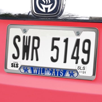 Wholesale-Kentucky Embossed License Plate Frame University of Kentucky Embossed License Plate Frame 12.25” x 6.25” - Primary Logo and Wordmark SKU: 61981