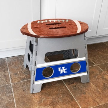 Wholesale-Kentucky Folding Step Stool University of Kentucky Folding Step Stool 14"x13" - "UK" Logo SKU: 24569