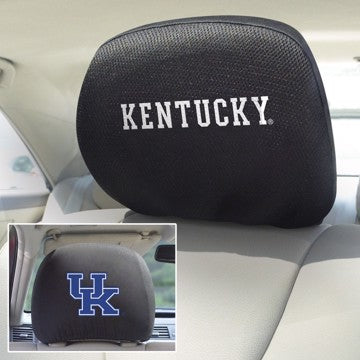 Wholesale-Kentucky Headrest Cover Set University of Kentucky Headrest Cover Set 10"x13" - "UK" Logo & Wordmark SKU: 12575