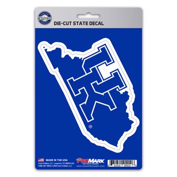 Wholesale-Kentucky State Shape Decal University of Kentucky State Shape Decal 5” x 6.25” - "UK" Logo / Shape of Kentucky SKU: 61333