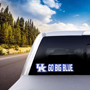 Wholesale-Kentucky Team Slogan Decal University of Kentucky Team Slogan Decal 3” x 12” - Primary Logo & Team Slogan SKU: 61412