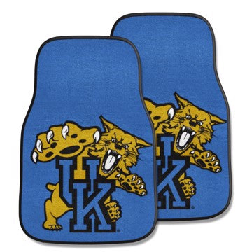 Wholesale-Kentucky Wildcats 2-pc Carpet Car Mat Set 17in. x 27in. - 2 Pieces SKU: 5170