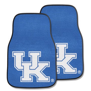 Wholesale-Kentucky Wildcats 2-pc Carpet Car Mat Set 17in. x 27in. - 2 Pieces SKU: 5451