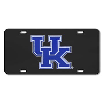 Wholesale-Kentucky Wildcats Black Diecast License Plate 12"x6" SKU: 33621