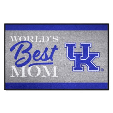 Wholesale-Kentucky Wildcats Starter Mat - World's Best Mom 19"x30" SKU: 34549